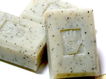 Bars of Rosemary and Kelp Soap, Handmade with Organic ingredients